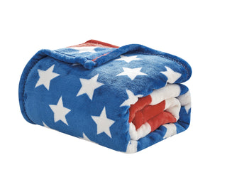 American Flag Oversized Ultra Soft Throw (50x70) - Patriotic