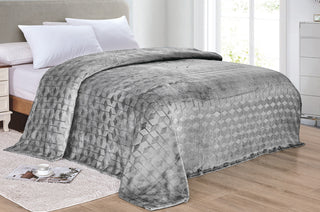 Amrani Blanket - King - Grey
