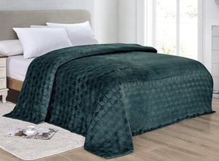 Amrani Blanket - Queen - Teal
