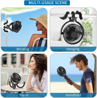 Portable USB Rechargeable Flex Fan