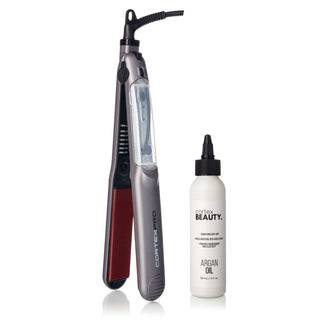 Pro Steamer | 1.25" Thermolon Argan Infusion Vapor Flat Iron