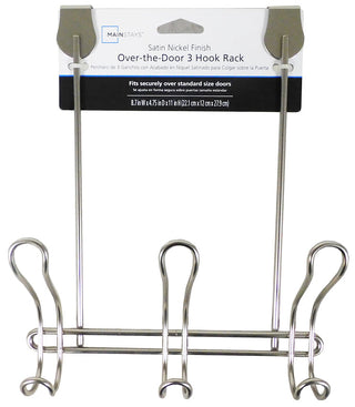 Over-the-Door 3-Hook Rack (2-Pack)