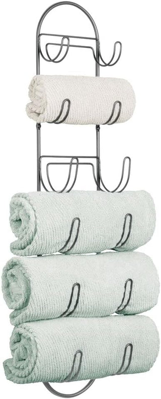 Wall Mount Towel Rack (2-Pack)