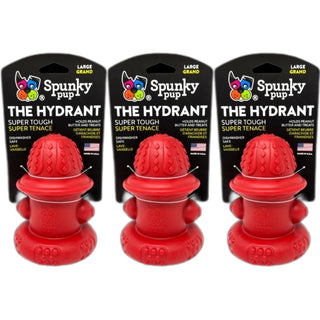 The Hydrant, Rubber Chew Toy, Large (3-Pack)