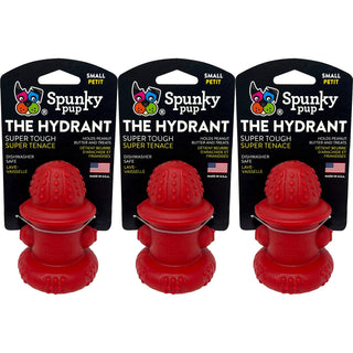 The Hydrant, Rubber Chew Toy, Small (3-Pack)