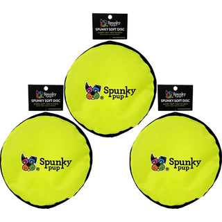 Spunky Soft Disc, Flying Fetch Toy (3-Pack)