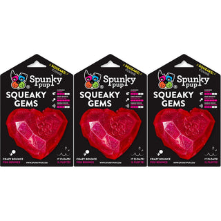 Heart Squeaker, Squeaky Toy (3-Pack)