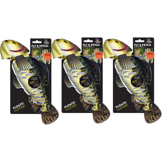 Fly & Fetch, Launching Plush Toy, Fish (3-Pack)