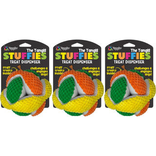 Stuffies Treat Dispensing Plush Toy, The Tangle (3-Pack)