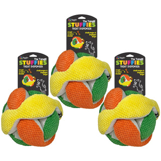 Stuffies Treat-Dispensing Plush Toy, The Tangle, XL size (3-Pack)