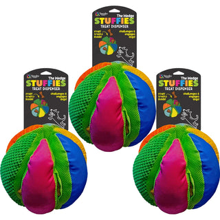 Stuffies Treat-Dispensing Plush Toy, The Wedge, XL size (3-Pack)