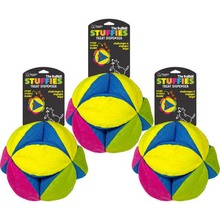 Stuffies Treat-Dispensing Plush Toy, The Bubble, XL size (3-Pack)
