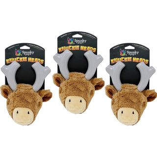 Knuckleheads, Combo Plush-Chew Toy, Deer (3-Pack)