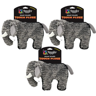 Tough Plush, Plush Toy, Elephant (3-Pack)