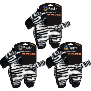 Tough Plush, Plush Toy, Zebra (3-Pack)