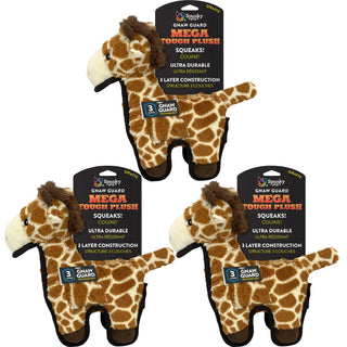 Mega Tough Plush, Giraffe (3-Pack)