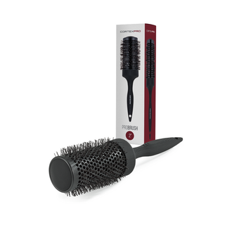 Pro Brush | 2" Thermal Color Changing Heat Activated Round Brush | Black Wood