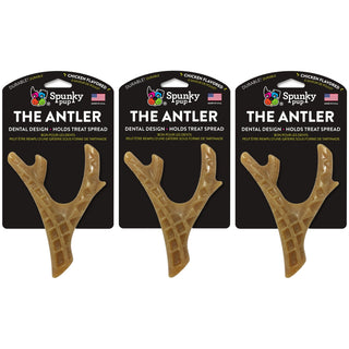 The Antler Nylon Chew Toy, Elk (3-Pack)