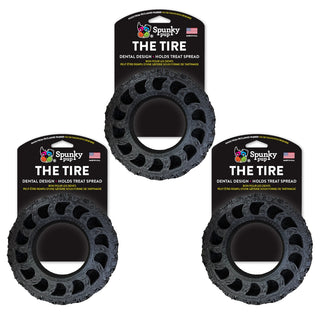 The Tire, Reclaimed Rubber Chew Toy, Large (3-Pack)