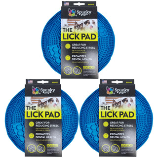 Lick Pad, Round - ASSORTED COLORS (3-Pack)