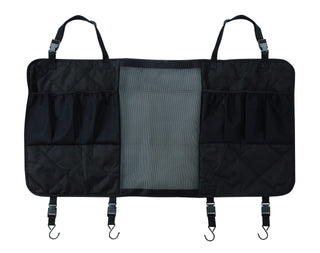Pet Car Divider with Storage Pouches