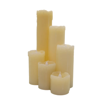 6 Piece Decorative Flameless Led Candle Set