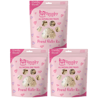 Peanut Butter Kiss, Crunchy Biscuit Treats, 10 oz (3-Pack)