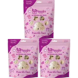 Prime Rib, Crunchy Biscuit Treats, 24 oz (3-Pack)