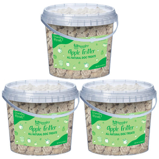 Bucket of Biscuits, Dog Treats, Apple Fritter, 4 lbs (3-Pack)