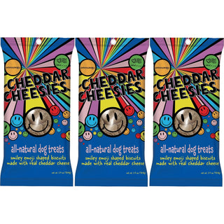 Snack Pack, Cheddar Cheesies, Dog Treats, Cheddar Cheese, 2.5 oz (3-Pack)