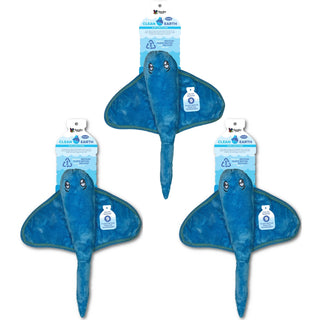 Clean Earth Recycled Plush Toy, Stingray, Small (3-Pack)
