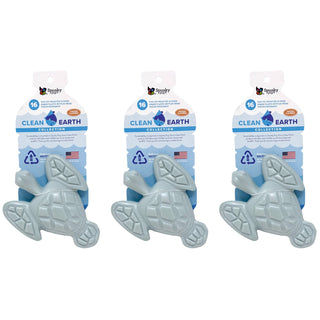 Clean Earth Recycled Chew Toy, Turtle (3-Pack)