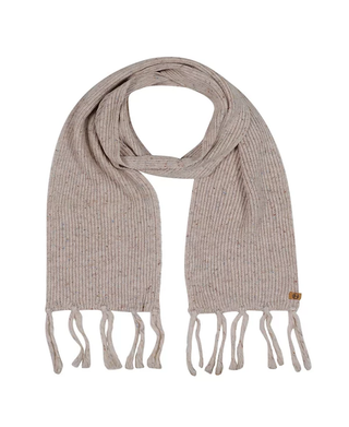 Fleck Yarn Scarf with Fringe