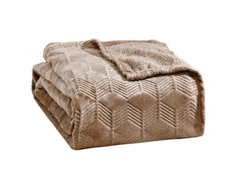 Amrani Blanket - Queen - Taupe