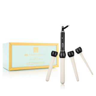 4-in-1 Interchangeable Thermolon Digital Curling Wand Set
