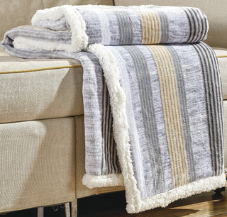 Printed Sherpa Throw 50x60 - Brea