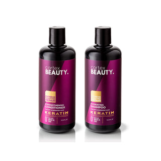 Keratin Hydrating Shampoo & Strengthening Conditioner - Bundle Set