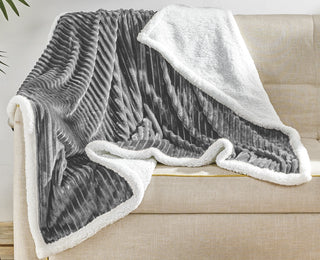 Corduroy Sherpa Throw (2 Pack)