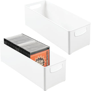 Versatile Storage Kitchen Bin with Handles - White