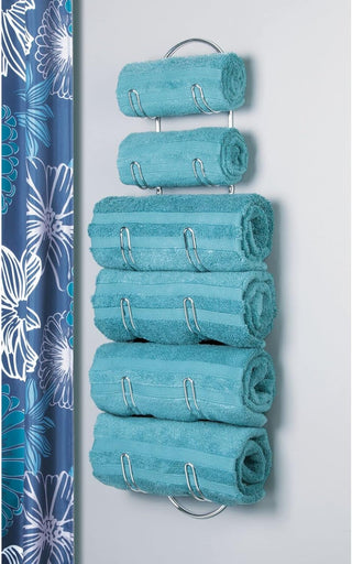 Wall-Mount Towel Rack (4-Pack)