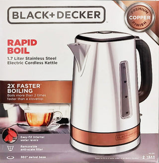 Rapid Boil 1.7L Electric Kettle (2-Pack)