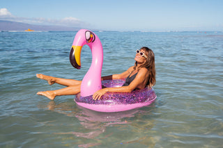 Glitter Flamingo 40" Pool Tube
