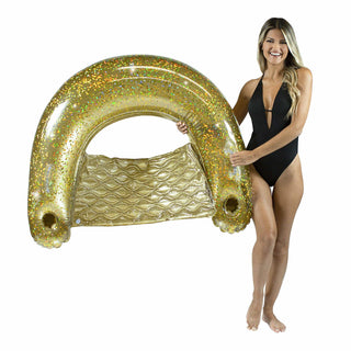Gold Glitter Jumbo 48" Sun Chair