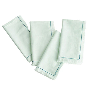 Frayed Edge Napkin (Set of 4) (Sage)