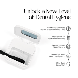 UV-C Toothbrush Sanitizer Case