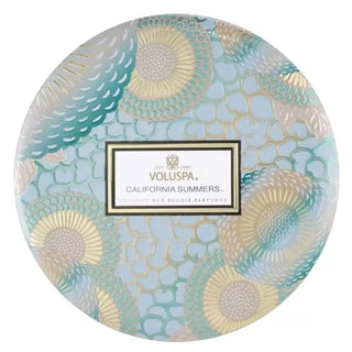 California Summers 3-wick Tin 12floz Candle