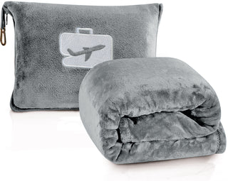 "Comfort Fly" Travel Pillow & Blanket (40 x 70)
