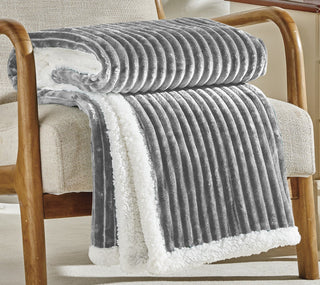 Corduroy Sherpa Throw (2 Pack)