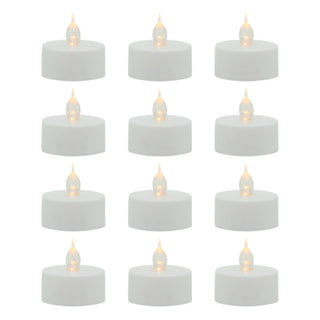 LED Flameless Tealight Candle Set (12 Pack)