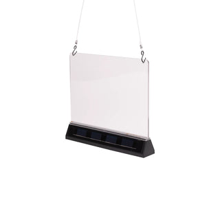 Solar Powered Acrylic Sign with Marker